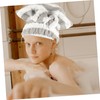 WOONEKY Polyester Hair Drying Hat with Microfibre Hair Towel Wrap