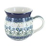 Blue Rose Polish Pottery Blue Posy Bubble Mug