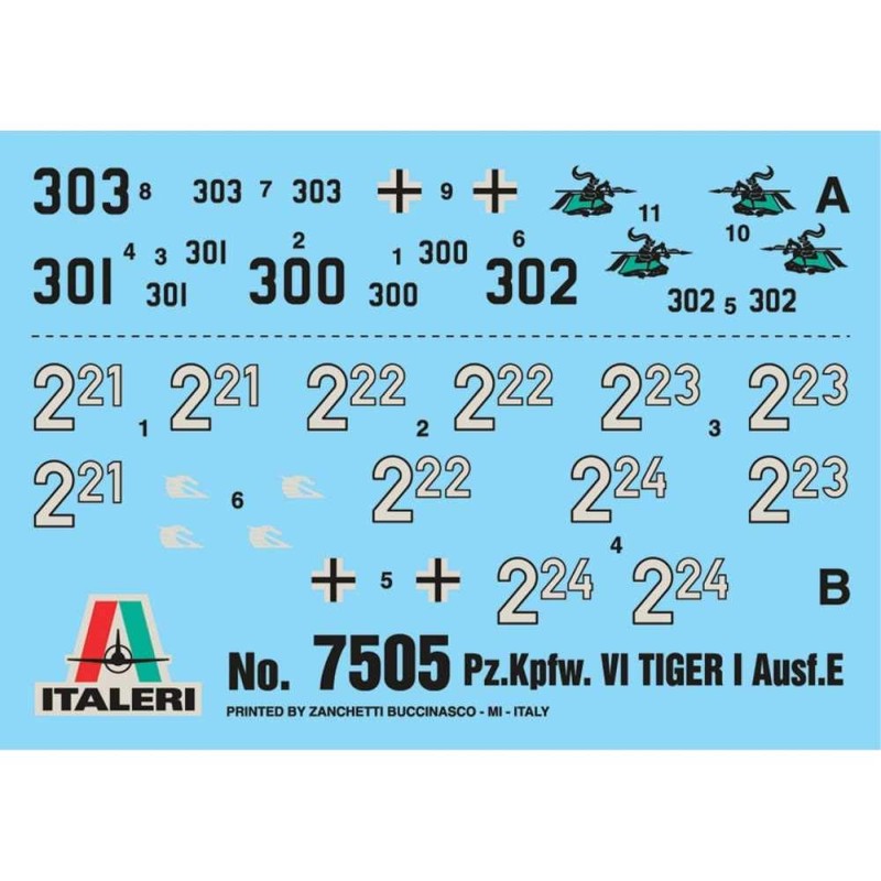 Italeri 510007505 - 1:72 PZ KPFW VI Tiger I Ausf