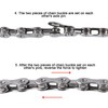 GZDAOXIA 5 Pairs of Bicycle Chain Links, Chain Lock Bicycle,