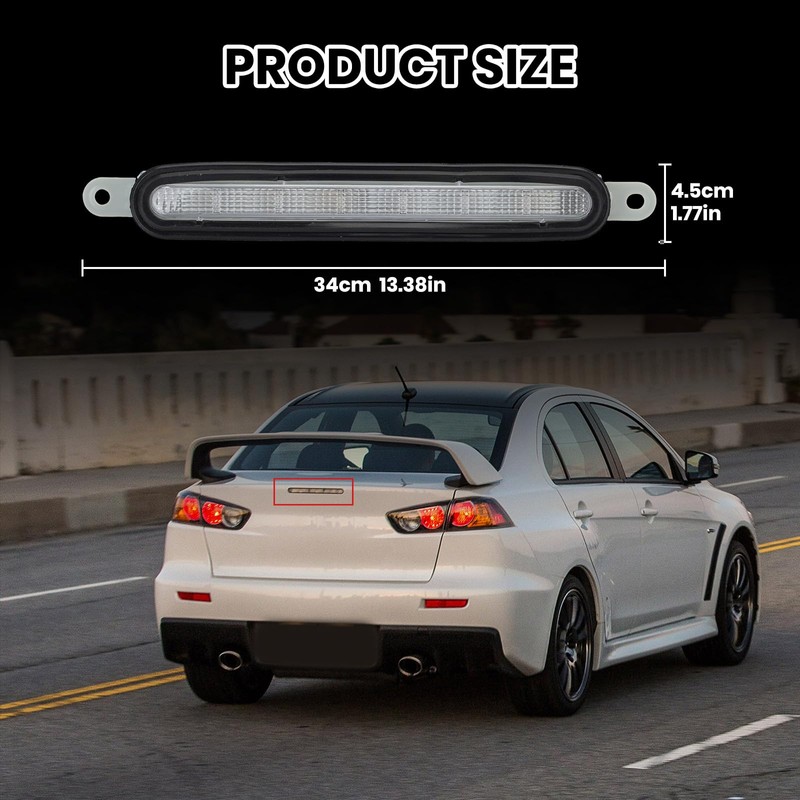 Clidr High Mount 3rd Brake Light for Mitsubishi Lancer/Lancer Evo/Lancer
