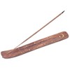 Wooden Incense Holder for Sticks with Inlays of Brass 10