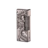 (Without Butane) Metal Butane Lighter with Flint, Soft Flame, Dragon