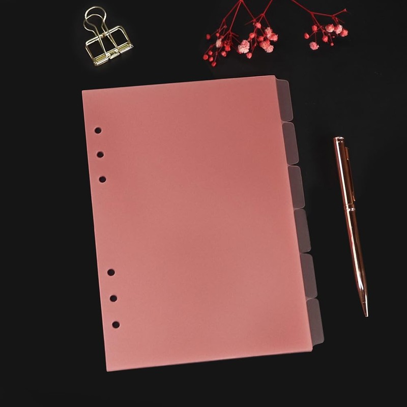 Operitacx A5 Dividers | Pack of 12 Dividers for 6