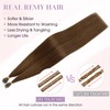Elailite I Tip Hair Extensions Human Hair Elastic Itip Real