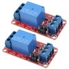 ECSiNG 2Pcs 1 Channel 12V Relay Module with Optocoupler Isolation