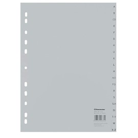 Soe 1524 A4 Polypropylene Index A-Z 20 pieces full height