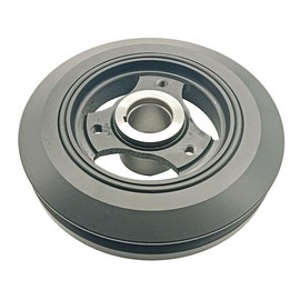 Engine Harmonic Balancer Crankshaft Pulley - Compatible with 1987-1990 Jeep Wrangler 4.2L 6-Cylinder (with V-Belts)