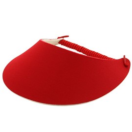 String Visor-Solid Red