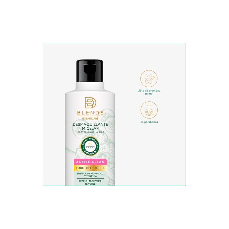Blends Botanicare Desmaquillante Micelar Detox 350ml