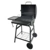 Grill Boss 23 Inch Charcoal Barrel Grill with Adjustable Grate,