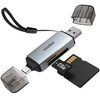 Lector de tarjetas SD, atolla Aluminum Adaptador SD a OTG
