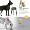 Adjustable Dog Bowl Stand, 7-10.7 Inches Wide, 9.8-13.4 Inches High,