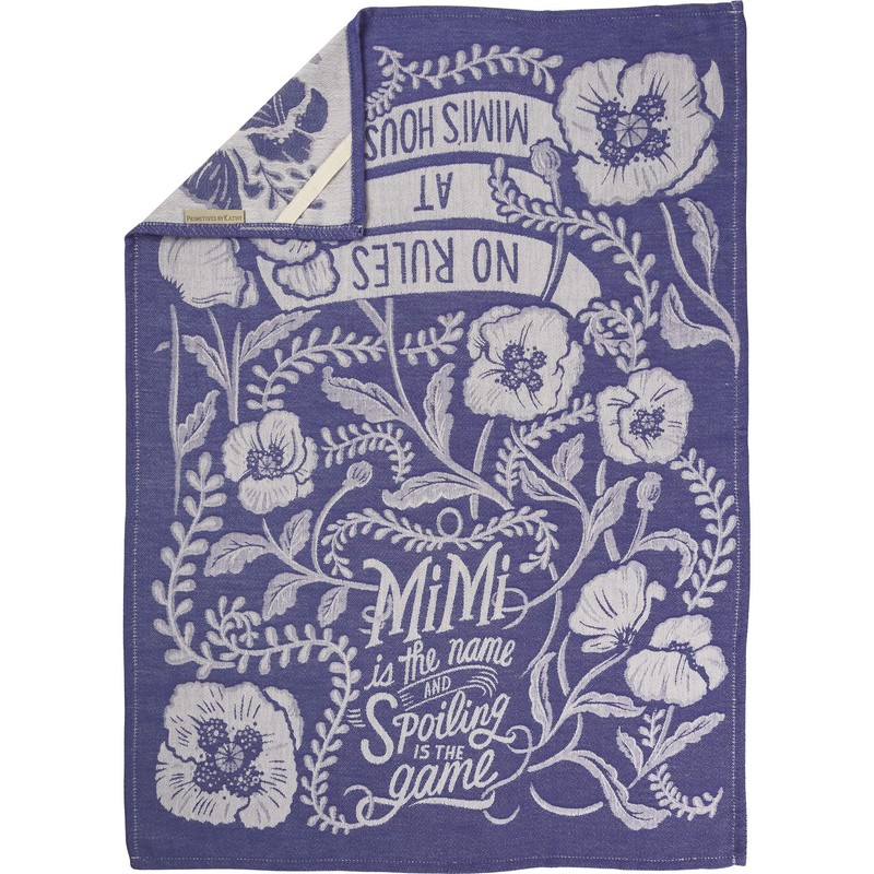 Primitives by Kathy 109592 Mimi is The Name Dish Towel,