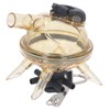 Milking Claw Transparent Cover Stainless Steel Base 380cc Milk Collector