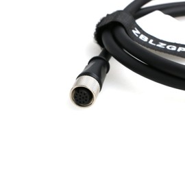 ZBLZGP DataMan 260 Reader Serial Cable IO Power Cable M12 A-Code 12 Pin Female Cable Connector for COGNEX Industrial CCBL-05-01 Vision Camera (1M)