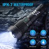 Sinvimes Rechargeable Flashlights High Lumens, XHP160.8 Powerful Tactical Flashlight with