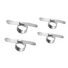 LIFKOME 1Set Stainless Steel Citrus Peelers Ergonomic Orange Peeler Tools