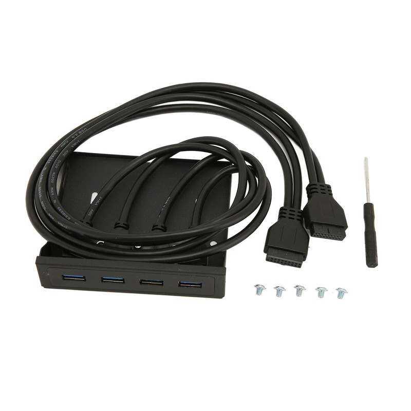 USB Front Panel 4 Ports USB 3.0 Dual 19 Pin