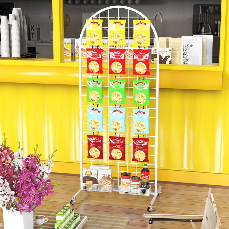 Asee'm Grid Wall Panels Display Stand 2' x 5.2' FT
