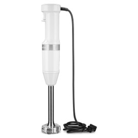 KitchenAid Variable Speed Corded Hand Blender with Accessories, White, KHBV83WH