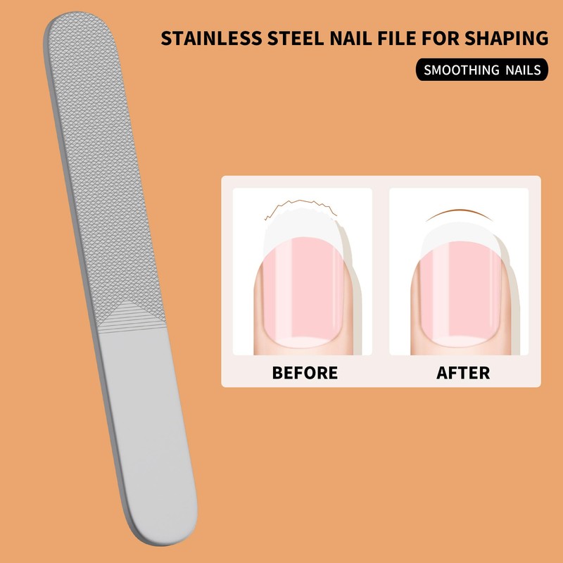 OFIDUS Nail Clippers Set Professional Stainless Steel Manicure Kit with