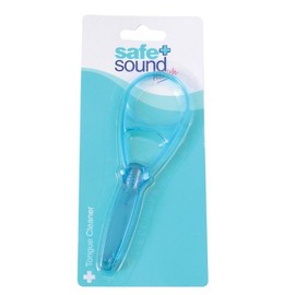 Safe and Sound Tongue Scraper/Cleaner. Colour Received Varies