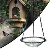 Bird Bath Feeder | Bird Baths - Heavy-Duty Metal Birdhouse