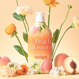 Happy Bath 해피바스 핑크 피치 블라썸 바디워시 900g Happy Bath Pink Peach Blossom Body Wash 900g