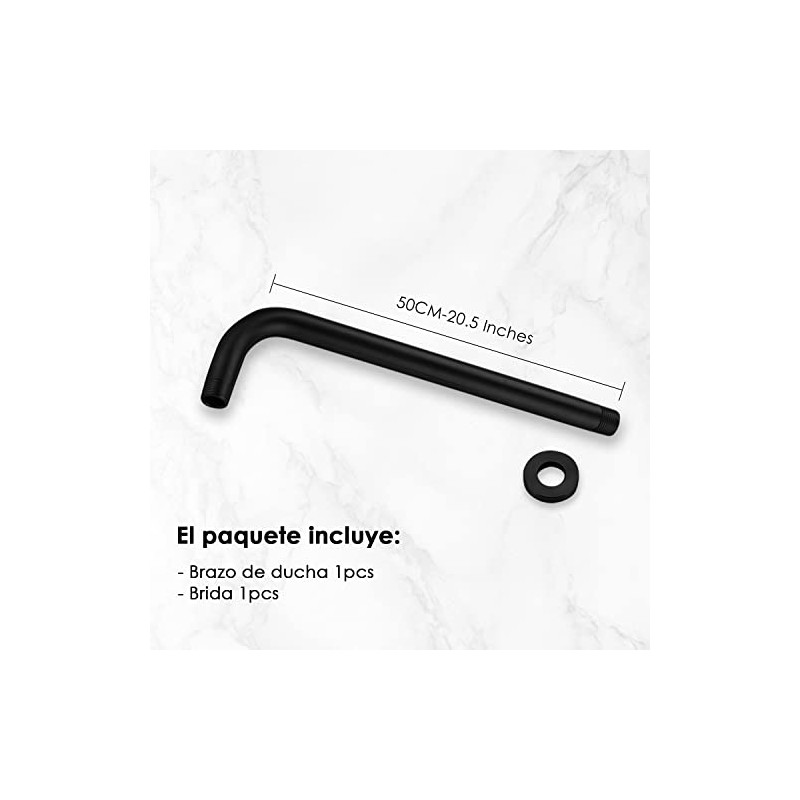 Brazo con Chapeton para Regadera,brazo de Regadera Acero