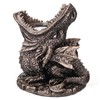 Veronese Design 5 1/4 Inch Dragon Breath Tealight Candle Holder