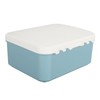 9L Capacity Lockable Storage Trunk for Files Document Organizer Double