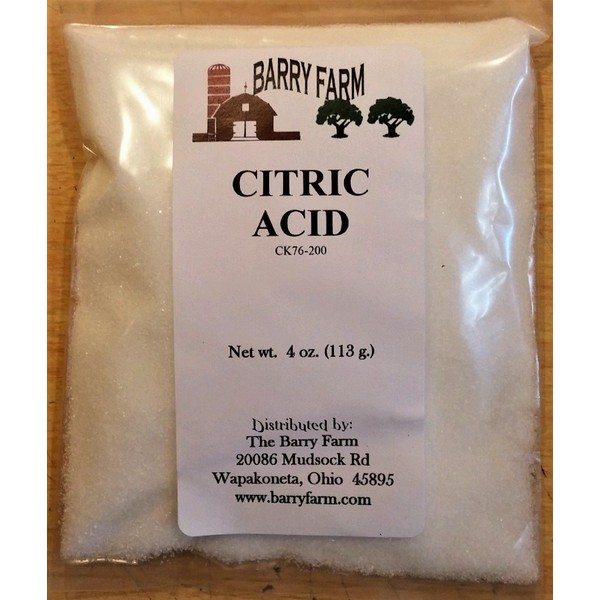 Citric Acid, 4 oz.