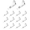 XHNFCU 14 Pack Stainless Steel Tablecloth Clips Silver Table Cover