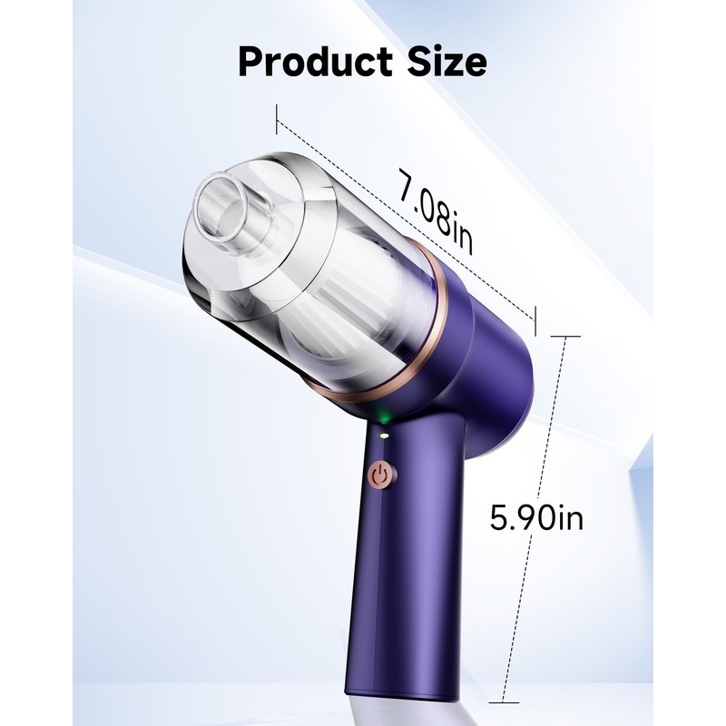 ArCodivei Mini Vacuum Cleaner Cordless with LED Light | 15000