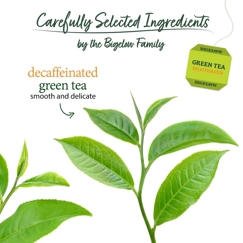 Bigelow Tea Classic Green Tea, Decaffeinated Tea, Decaf Green Tea,