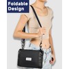 Arxus Large Folding Travel Duffle Bag, Expand Carry On Overnight