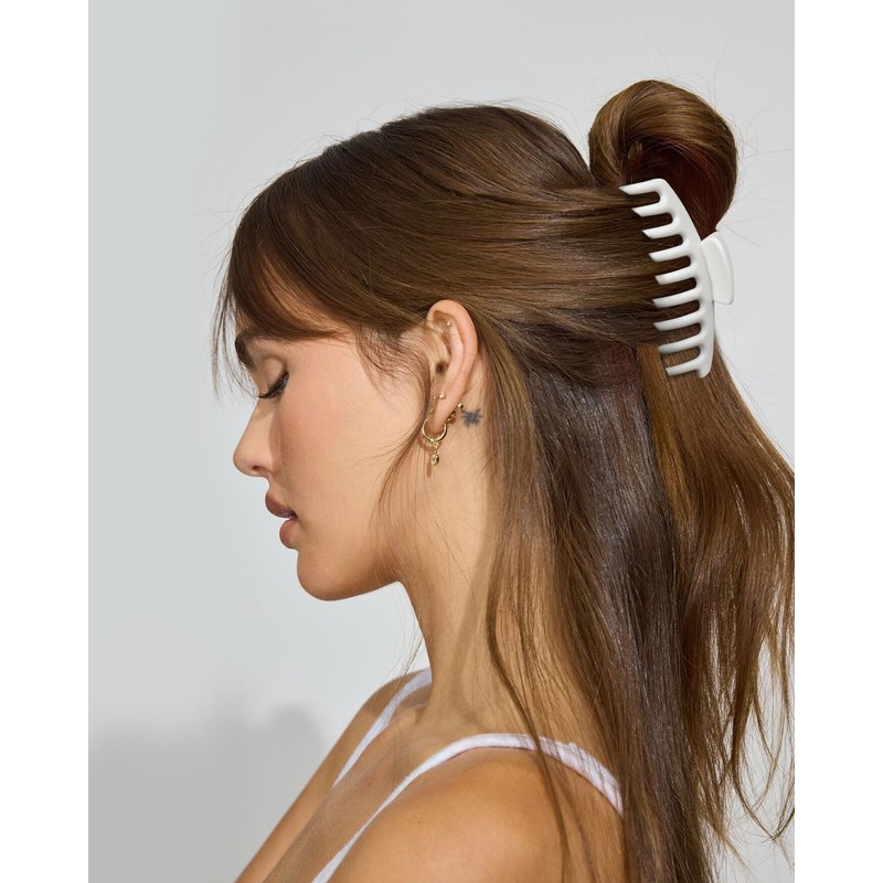 3 Pcs Silicone Hair Clips Flexible Claw Clips for Women