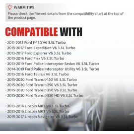 NPAUTO Ignition Coil Pack Spark Plugs Replacement for 3.5 V6 Turbo