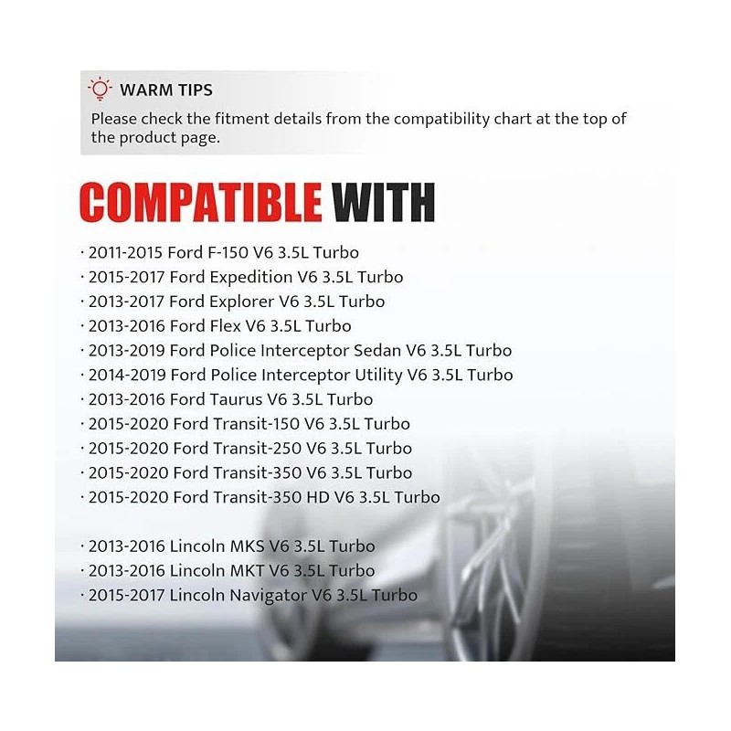 NPAUTO Ignition Coil Pack Spark Plugs Replacement for 3.5 V6