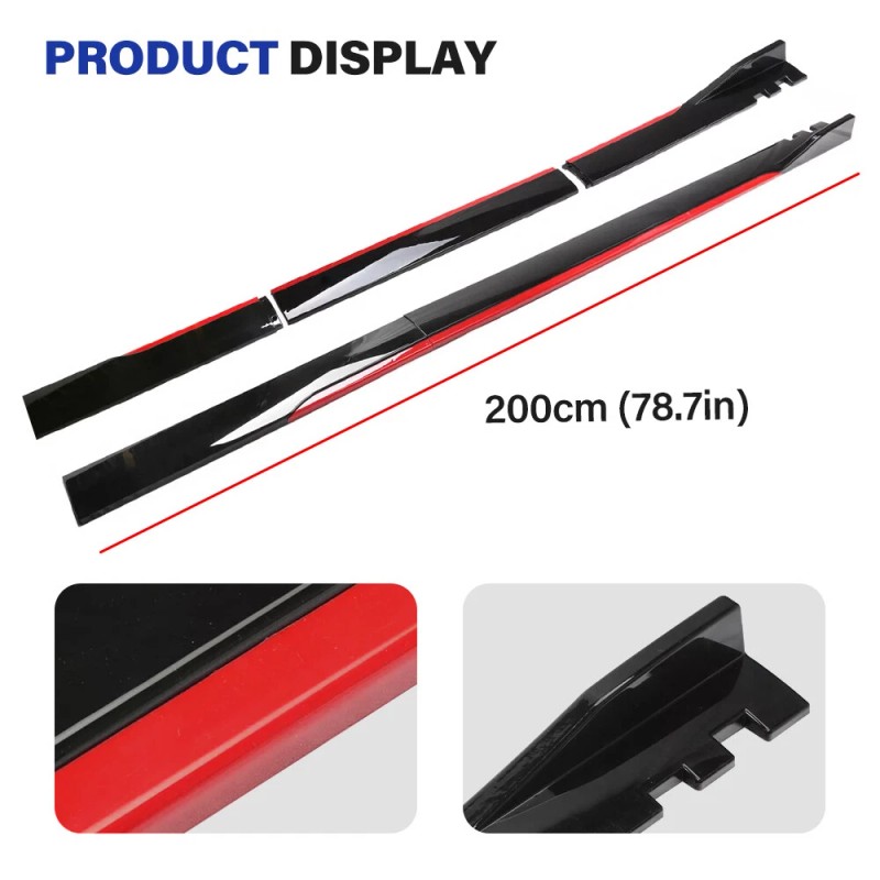 CNPAPC For Toyota Corolla Front Bumper Lip Spoiler Splitter 78.7"