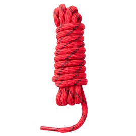 Premium Round Boot Laces [1 Pair] Heavy Duty Shoelaces for Hiking, Work, Martens, Outdoor Activities (Red/Black, 45"/114cm)