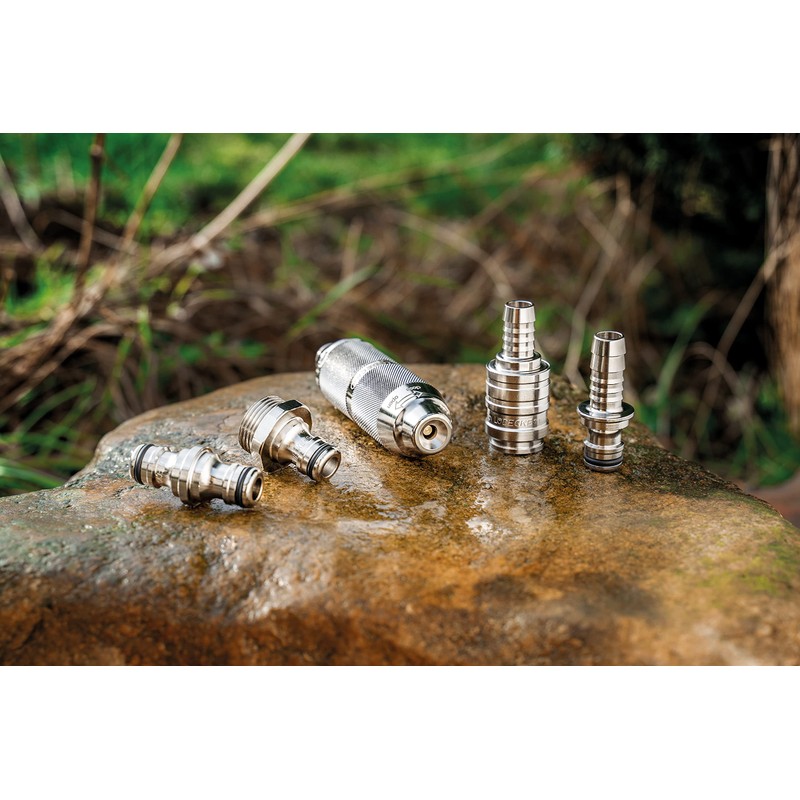 Lüdecke DN 9 WPNA System Adaptor Water Hose, Nickel-Plated Brass