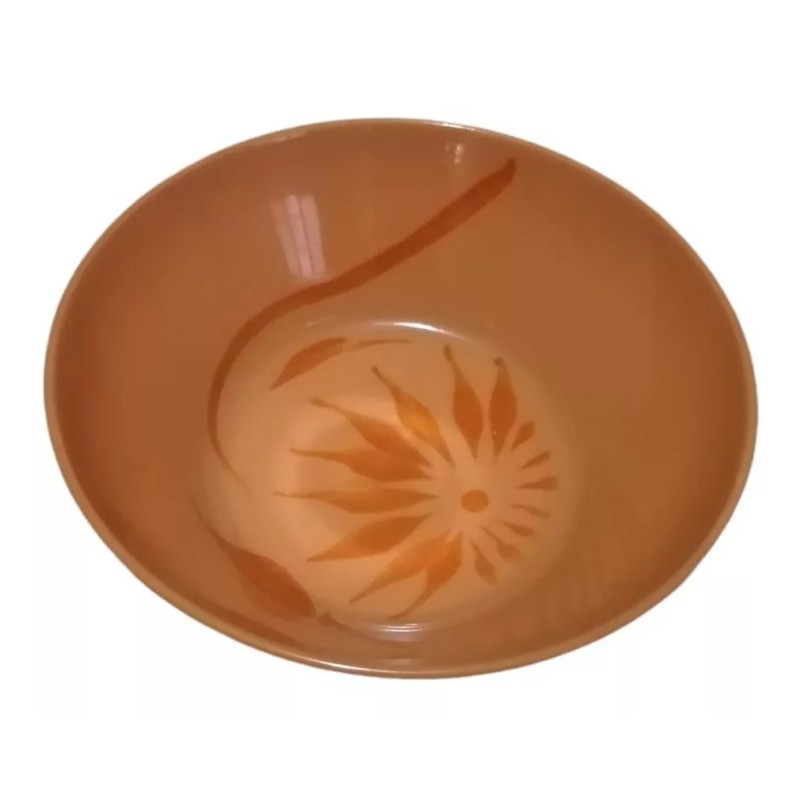 plasticos genericos Plato Hondo Pozolero Melamina Diseño De Barro Incluye