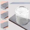 2pcs Water Absorbing Stone Tray, Diatomite Soap Dish 8.66x3.15in Water