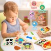 Wooden Puzzle, Wooden Puzzle, 6 Pieces Wooden Puzzle Children, Wooden