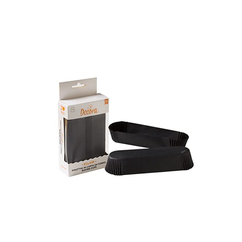 DECORA 0339894 CF 60 Baking Cases Eclair 135 x 33