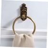 Ciieeo Gold Bathroom Towel Holder Wall-Mounted Hand Towel Ring Hand