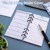 60 Sheets A6 Budget Sheets 6 Holes Budget Binder A6