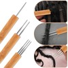 Dreadlocks Needle 3 Pieces Dreadlocks Accessories Hair Crochet Hook 0.5